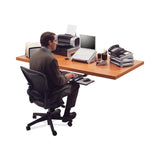 Fellowes® Office Suites Printer/Machine Stand, 21.25 x 18.06 x 5.25, Black/Silver (FEL8032601)