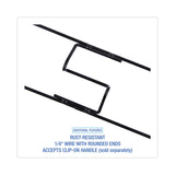 Boardwalk® Clip-On Dust Mop Frame, 36w x 5d, Zinc Plated (BWK1436)