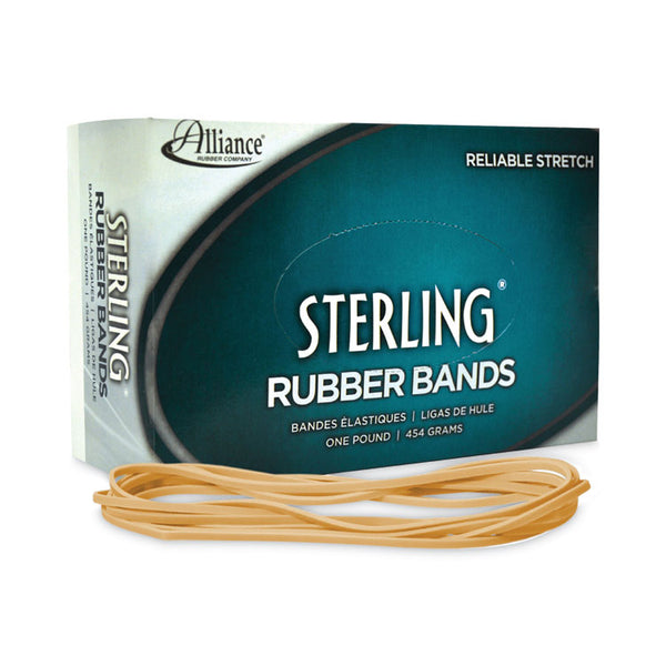 Alliance® Sterling Rubber Bands, Size 117B, 0.06" Gauge, Crepe, 1 lb Box, 250/Box (ALL25405) 1 Box