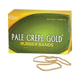 Alliance® Pale Crepe Gold Rubber Bands, Size 33, 0.04" Gauge, Golden Crepe, 1 lb Box, 970/Box (ALL20335) Box of 970