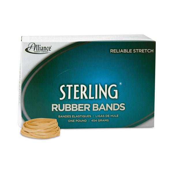 Alliance® Sterling Rubber Bands, Size 31, 0.03" Gauge, Crepe, 1 lb Box, 1,200/Box (ALL24315) 1 Box