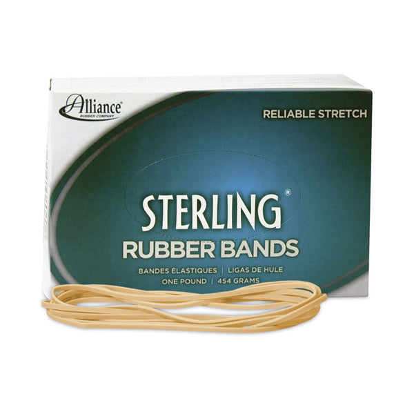 Alliance® Sterling Rubber Bands, Size 117B, 0.06" Gauge, Crepe, 1 lb Box, 250/Box (ALL25405) 1 Box
