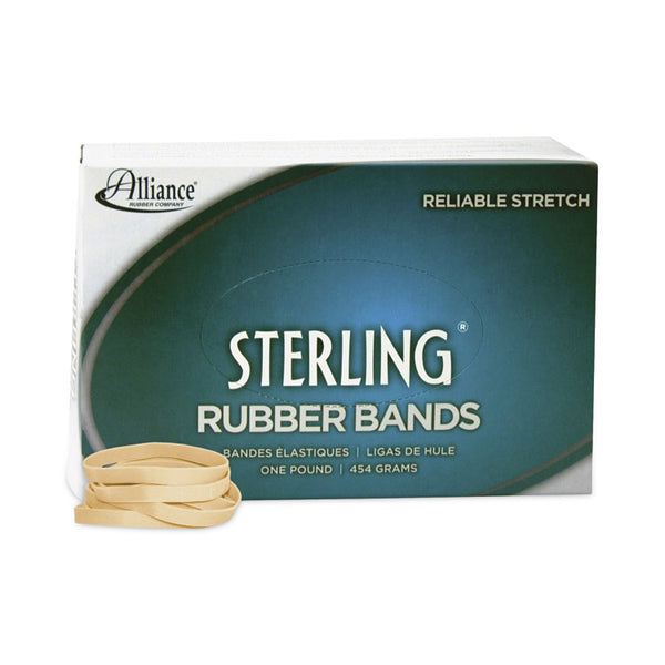 Alliance® Sterling Rubber Bands, Size 62, 0.03" Gauge, Crepe, 1 lb Box, 600/Box (ALL24625) 1 Box