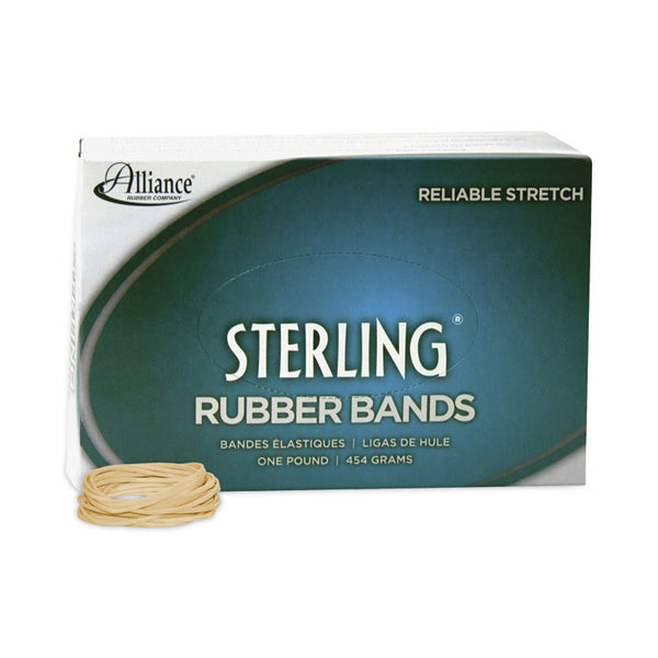Alliance® Sterling Rubber Bands, Size 14, 0.03" Gauge, Crepe, 1 lb Box, 3,100/Box (ALL24145) 1 Box