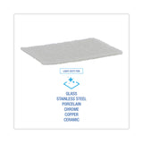 Boardwalk® Light Duty Scour Pad, White, 6 x 9, White, 20/Carton (BWK198)