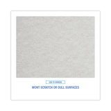 Boardwalk® Light Duty Scour Pad, White, 6 x 9, White, 20/Carton (BWK198)