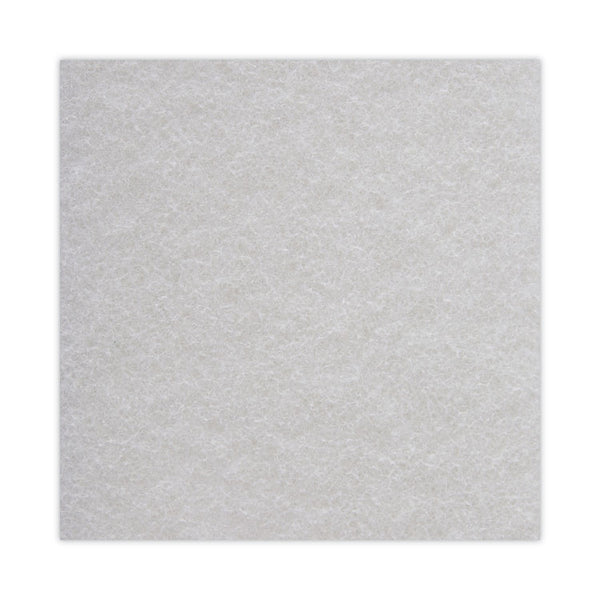 Boardwalk® Light Duty Scour Pad, White, 6 x 9, White, 20/Carton (BWK198)