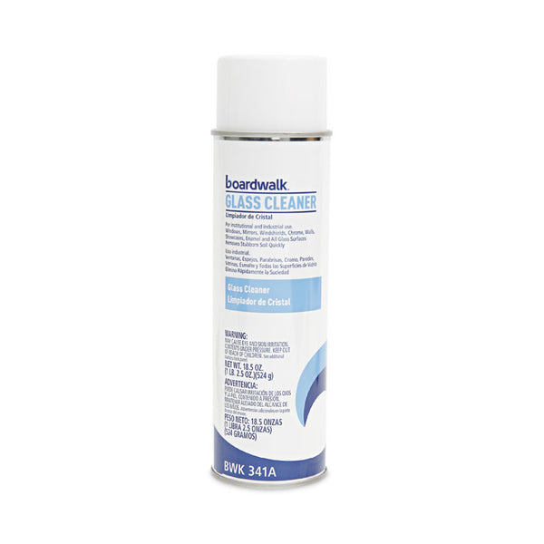 Boardwalk® Glass Cleaner, Sweet Scent, 18.5 oz. Aerosol Spray, 12/Carton (BWK341ACT)