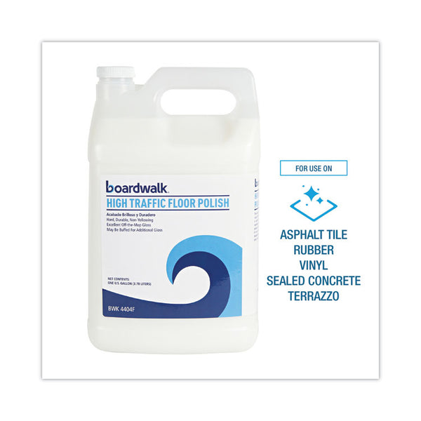 Boardwalk® High Traffic Floor Polish, 1 gal Bottle (BWK4404FEA) Each