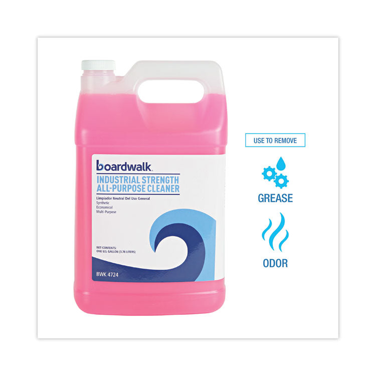 Boardwalk® Industrial Strength All-Purpose Cleaner, Unscented, 1 gal Bottle, 4/Carton (BWK4724)