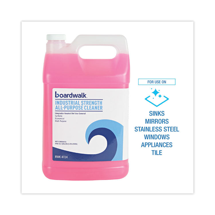 Boardwalk® Industrial Strength All-Purpose Cleaner, Unscented, 1 gal Bottle, 4/Carton (BWK4724)