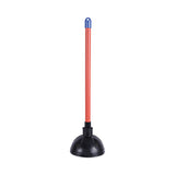 Boardwalk® Toilet Plunger, 18" Plastic Handle, 5.63" dia, Red/Black, 6/Carton (BWK09201)