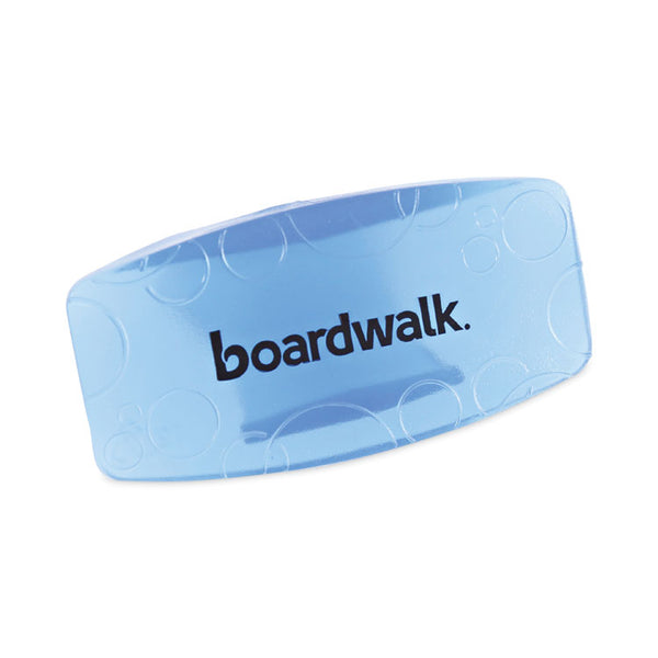 Boardwalk® Bowl Clip, Cotton Blossom Scent, Blue, 12/Box (BWKCLIPCBL)