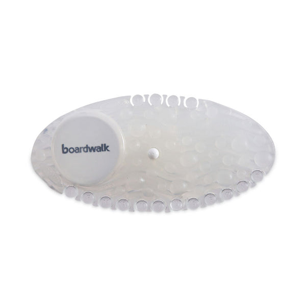 Boardwalk® Curve Air Freshener, Mango, Solid, Clear, 10/Box (BWKCURVEMAN)