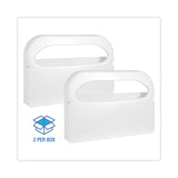 Boardwalk® Toilet Seat Cover Dispenser, 16 x 3 x 11.5, White, 2/Box (BWKKD100)