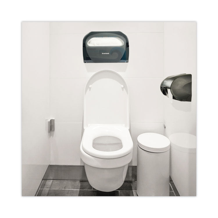 Boardwalk® BWKTS510SBBWEA Toilet Seat Cover Dispenser, 17.25 x 3.13 x  11.75, Smoke Black – GoodEarth Products