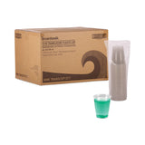 Boardwalk® Translucent Plastic Cold Cups, 12 oz, Polypropylene, 50 Cups/Sleeve, 20 Sleeves/Carton (BWKTRANSCUP12CT)