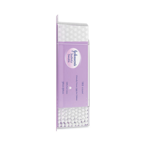 Johnson & Johnson® Pure Cotton Swabs, Safety Swabs, 185/Pack (JOJ002948) Each