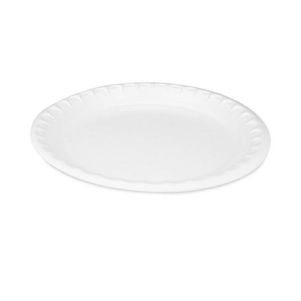 Pactiv Evergreen Placesetter Satin Non-Laminated Foam Dinnerware, Plate, 10.25" dia, White, 540/Carton (PCT0TH10010000Y)