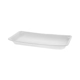 Pactiv Evergreen Supermarket Tray, #10P, 10.75 x 5.5 x 1.2, White, Foam, 400/Carton (PCT51P110P)