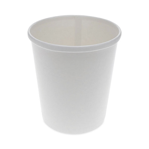Pactiv Evergreen Paper Round Food Container, 32 oz, 5.13" Diameter x 4.5"h, White, 500/Carton (PCTD32RB) Case of 500