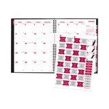 Brownline® CoilPro 14-Month Ruled Monthly Planner, 11 x 8.5, Black Cover, 14-Month (Dec to Jan): 2023 to 2025 (REDCB1262CBLK)