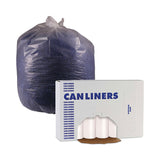 Boardwalk® High-Density Can Liners, 10 gal, 6 microns, 24" x 23", Natural, 50 Bags/Roll, 20 Rolls/Carton (BWK242306)