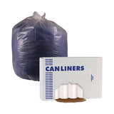 Boardwalk® High-Density Can Liners, 16 gal, 6 microns, 24" x 33", Natural, 50 Bags/Roll, 20 Rolls/Carton (BWK243306)