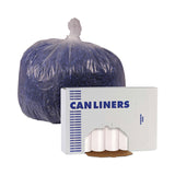 Boardwalk® High-Density Can Liners, 45 gal, 13 microns, 40" x 46", Natural, 25 Bags/Roll, 10 Rolls/Carton (BWK404616) Case of 250