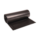 Boardwalk® High-Density Can Liners, 56 gal, 19 microns, 43" x 47", Black, 25 Bags/Roll, 6 Rolls/Carton (BWK434722BLK)