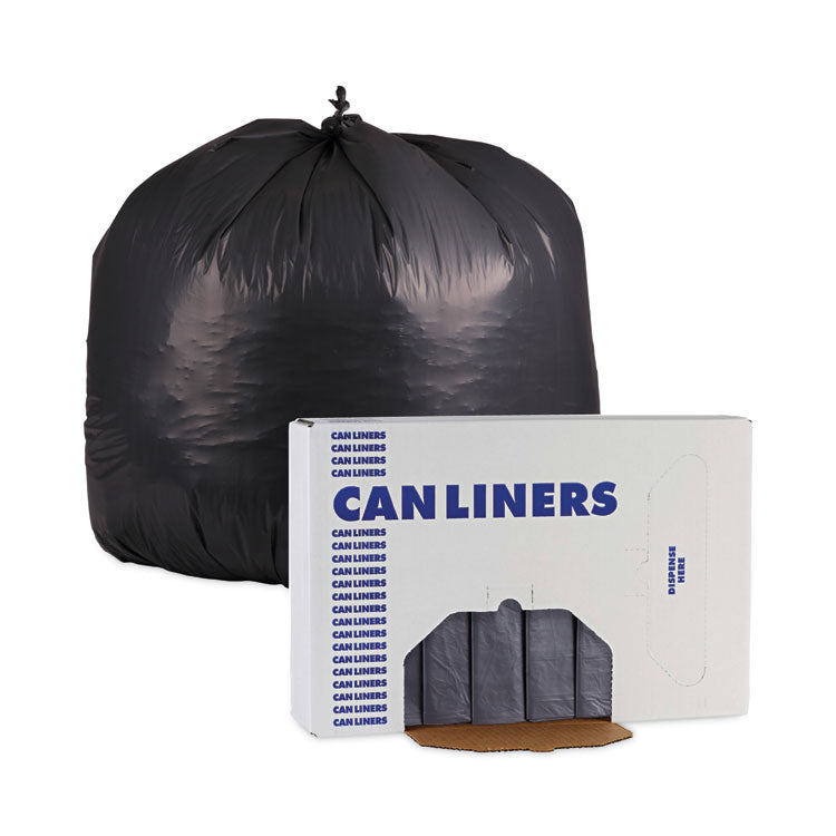 Boardwalk® Linear Low Density Industrial Can Liners, 33 gal, 1.3 mil, 33 x 39, Gray, 100/Carton (BWKG3339G) Case of 100