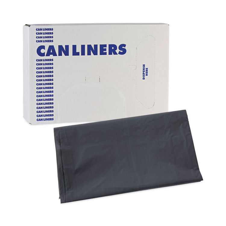 Boardwalk® Linear Low Density Industrial Can Liners, 33 gal, 1.3 mil, 33 x 39, Gray, 100/Carton (BWKG3339G) Case of 100