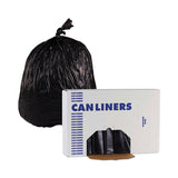 Boardwalk® Linear Low Density Industrial Can Liners, 45 gal, 1.7 mil, 40 x 46, Black, 100/Carton (BWKG4046HBL) Case of 100