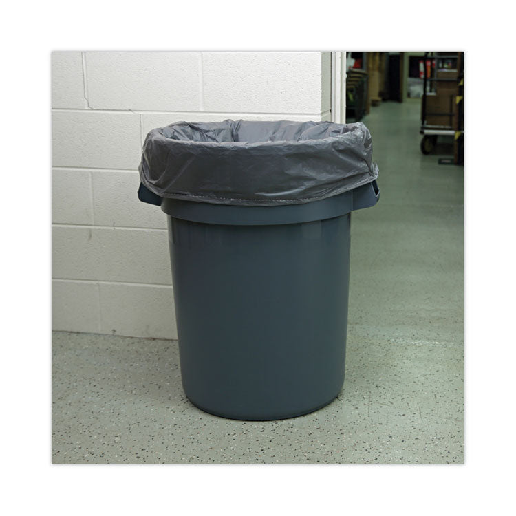 Boardwalk® Linear Low Density Industrial Can Liners, 56 gal, 1.3 mil, 43 x 47, Gray, 100/Carton (BWKG4347G) Case of 100