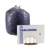 Boardwalk® Linear Low Density Can Liners, 30 gal, 0.62 mil, 30" x 36", White, 10 Bags/Roll, 20 Rolls/Carton (BWK511) Case of 200