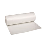 Boardwalk® Low-Density Waste Can Liners, 33 gal, 0.6 mil, 33 x 39, White, 25 Bags/Roll, 6 Rolls/Carton (BWK512) Case of 150