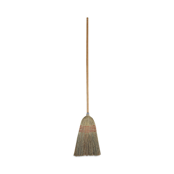 Boardwalk® Parlor Broom, Corn Fiber Bristles, 55" Overall Length, Natural, 12/Carton (BWK926CCT) Case of 12