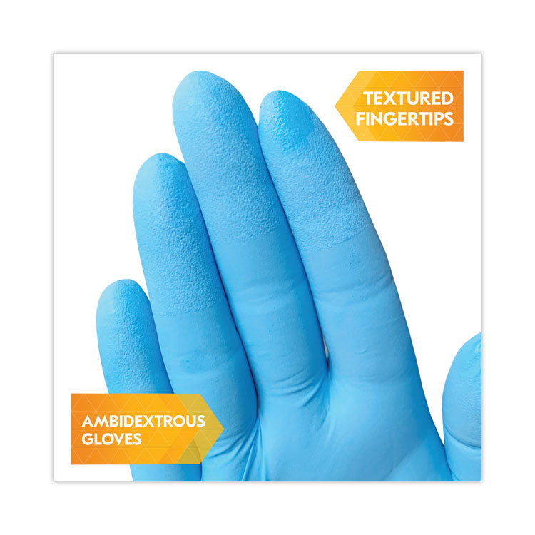 KleenGuard™ G10 Comfort Plus Blue Nitrile Gloves, Light Blue, Small, 1,000/Carton (KCC54186CT) Case of 1000