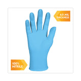 KleenGuard™ G10 Comfort Plus Blue Nitrile Gloves, Light Blue, Medium, 1,000/Carton (KCC54187CT) Case of 1000