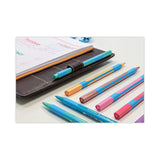 Schneider® Slider Edge XB Pastel Ballpoint Pens with Convertible Case/Stand, Stick, Extra-Bold 1.4mm, Assorted Ink/Barrel Colors, 8/Set (RED152289)