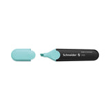 Schneider® Job Pastel Highlighters, Chisel Tip (1mm/5mm), Assorted Ink Colors, Black/Assorted Barrel Colors, 6/Pack (RED115097)