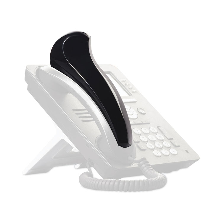 Softalk® Standard Telephone Shoulder Rest, 2.63 x 7.5 x 2.25, Black (SOF101M) Each