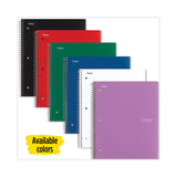 Five Star® Wirebound Notebook with Two Pockets, 1-Subject, Medium/College Rule, Randomly Assorted Cover Color, (100) 11 x 8.5 Sheets (MEA06206) Each