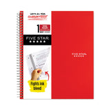 Five Star® Wirebound Notebook, 1-Subject, Wide/Legal Rule, Randomly Assorted Cover Color, (100) 10.5 x 8 Sheets, 6/Pack (MEA38042) Each