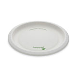 Pactiv Evergreen EarthChoice Pressware Compostable Dinnerware, Plate, 10" dia, White, 300/Carton (PCTPSP10EC) Case of 300