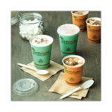 Pactiv Evergreen EarthChoice Compostable Paper Cup, 12 oz, Teal, 1,000/Carton (PCTDPHC12EC)