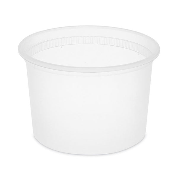 Pactiv Evergreen Newspring DELItainer Microwavable Container, 64 oz, 4.5 x 4.5 x 6.35, Natural, Plastic, 120/Carton (PCTL6064) Case Of 120