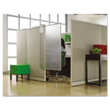 Quartet® Workstation Privacy Screen, 36w x 48d, Translucent Clear/Silver (QRTWPS1000)