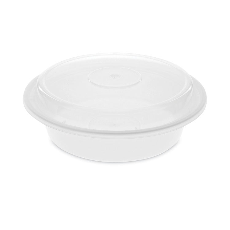 Pactiv Evergreen Newspring VERSAtainer Microwavable Containers,  24 oz, 7 x 7 x 2.38, White/Clear, Plastic, 150/Carton (PCTNC723) Case of 150