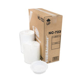 Pactiv Evergreen Newspring VERSAtainer Microwavable Containers,  24 oz, 7 x 7 x 2.38, White/Clear, Plastic, 150/Carton (PCTNC723) Case of 150